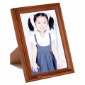High quality Custom Malden Picture Frame Wide Real Wood Molding Dark Walnut Wooden home decor photo Frame